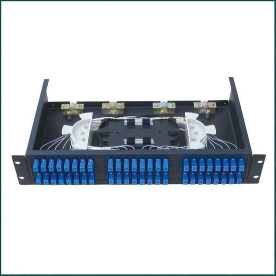 ERAT  R1U19KZSCDX-48F 1U 19" 48 FIBERLI FULL SET SC DX RACK TİPİ MM 50/125 PATCH PANEL Resim-1