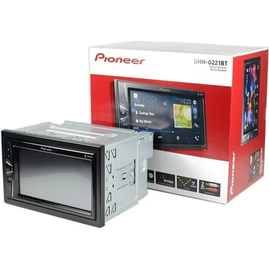 Pioneer PIONEER DMH-G221BT 6,2 Double Teyp Bluetooth USB Android Uyumlu