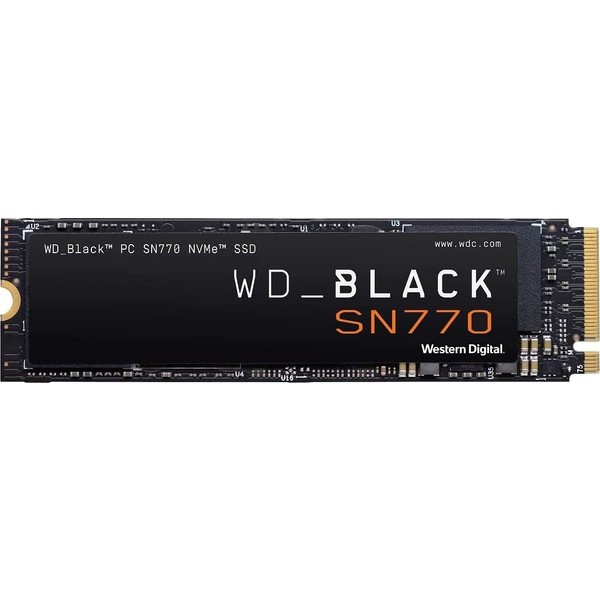 SN770 Black WD Gen4 1TB SSD SN770 Black WD ウエスタンデジタル 1TB SSD M.2 Yazma 4900MB / Okuma 5150MB x4 Gen4 内蔵型SSD