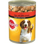 Pedigree Biftekli Konserve Köpek Maması 400 Gr x 24 Adet