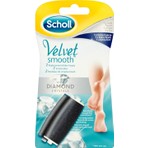 Scholl Velvet Smooth Çok Sert Deriler İçin 2'li Yedek Başlik Seti Elmas Taneleri İle