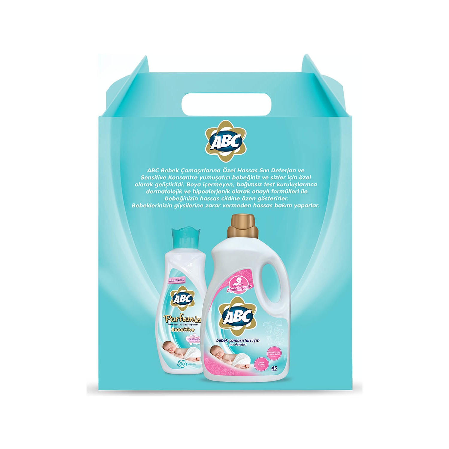 ABC Sensitive Ürün Seti (Sıvı Çamaşır Deterjanı