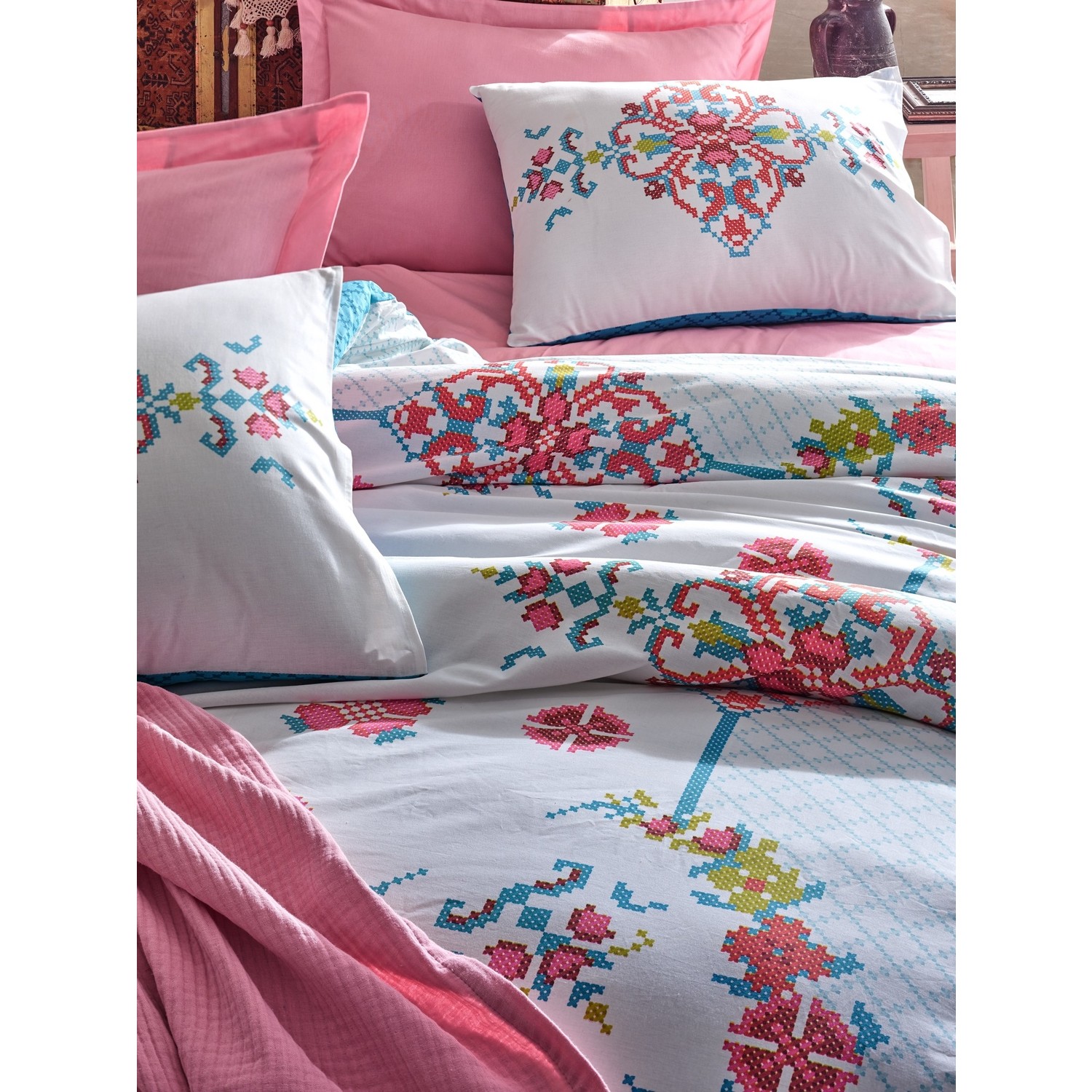 Cotton Box Alaturca Çift Kişilik Yatak Örtüsü Takımı Fiyatı Cotton Box Alaturca Çift Kişilik Yatak Örtüsü Takımı Fiyatı