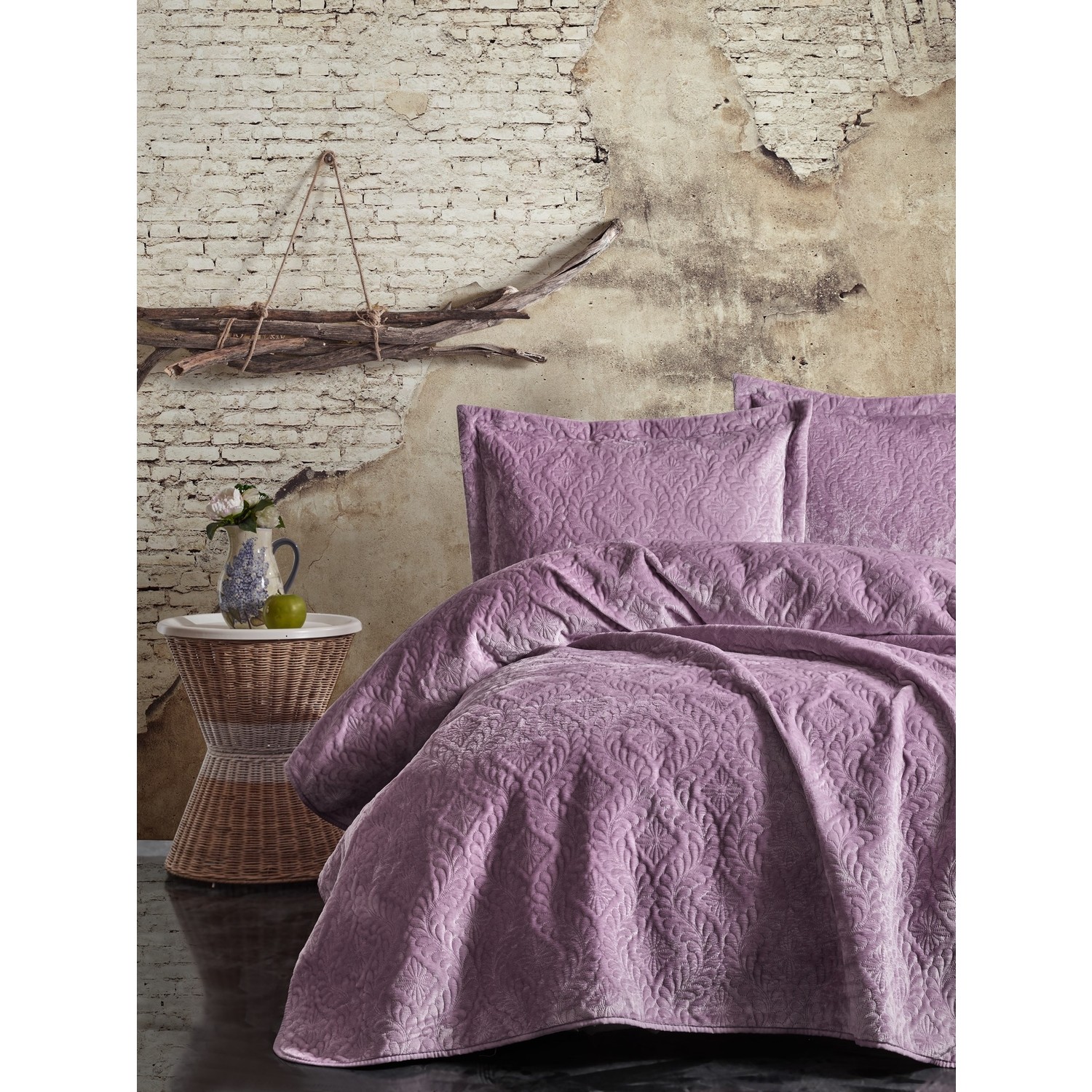 Cotton Box Soft Tek Kişilik Yatak Örtüsü Seti Lila Fiyatı