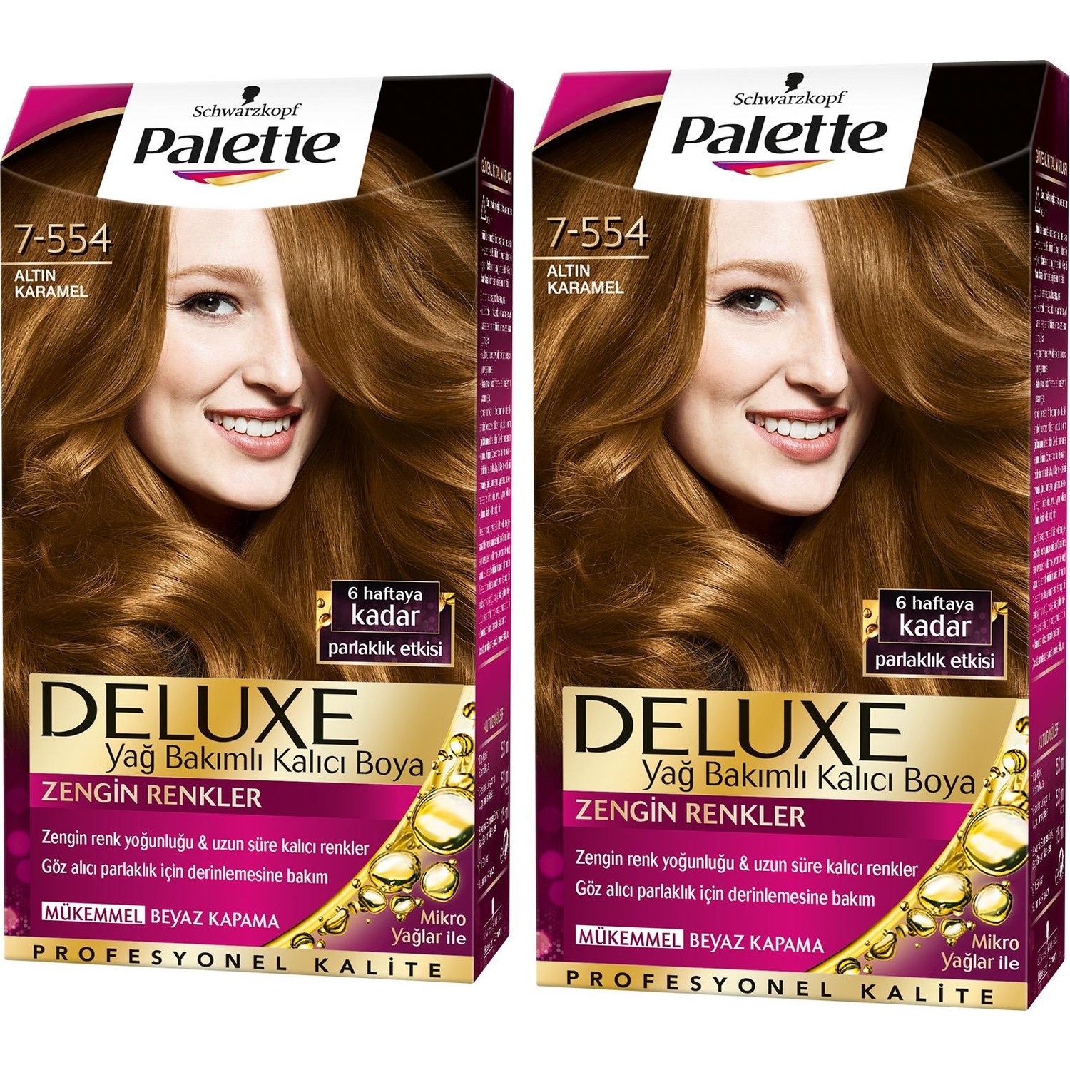 Palette Deluxe 7554 Altın Karamel x 2 Paket Fiyatı