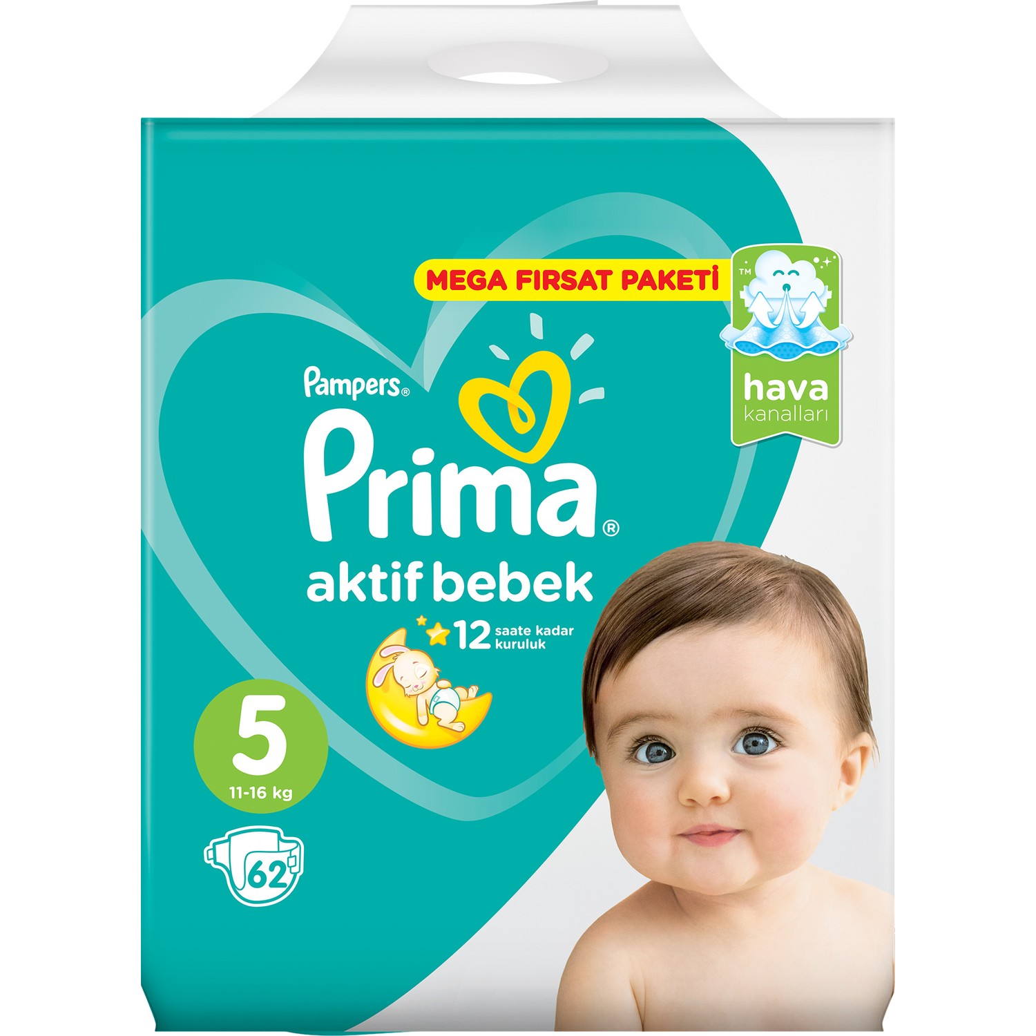Prima Bebek Bezi Aktif Bebek 5 Beden Junior Süper Fırsat