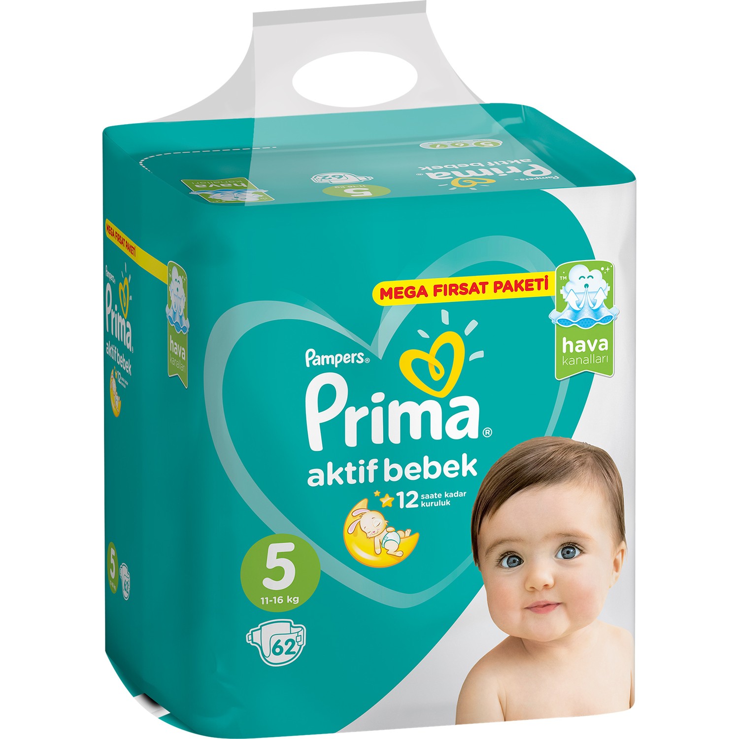 Prima Bebek Bezi Aktif Bebek 5 Beden Junior Süper Fırsat