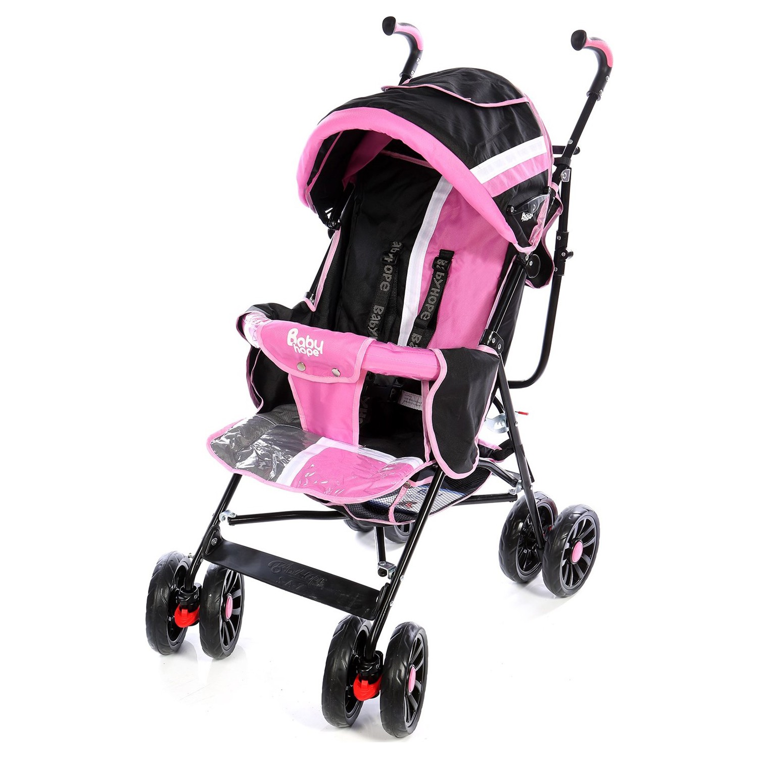 Babyhope SA7 Tam Yatar Baston Bebek Arabası Pembe Fiyatı