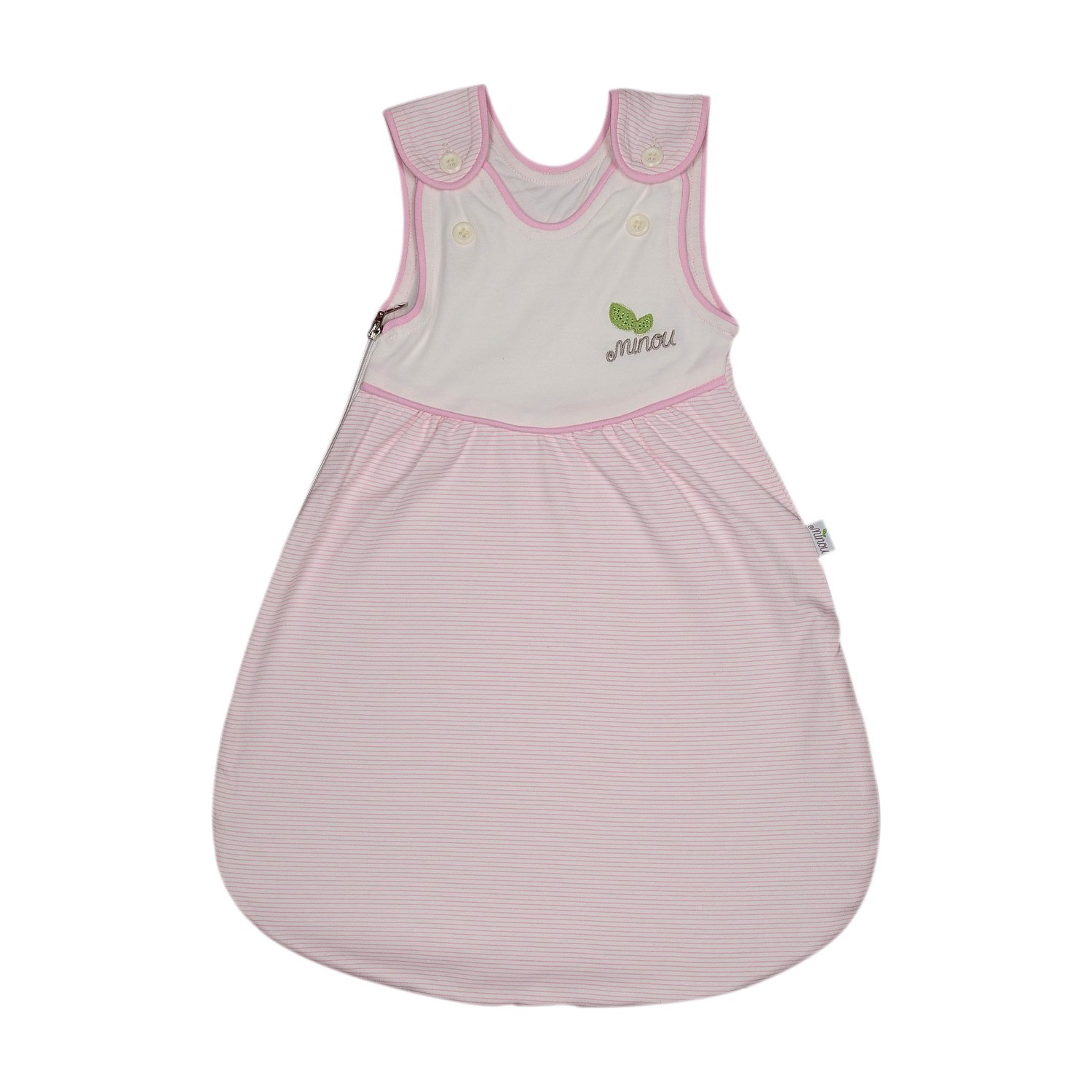 Minou Slider Organik Yazlık Uyku Tulumu Elyafsız Çizgili Minou Slider Organik Yazlık Uyku Tulumu Elyafsız Çizgili