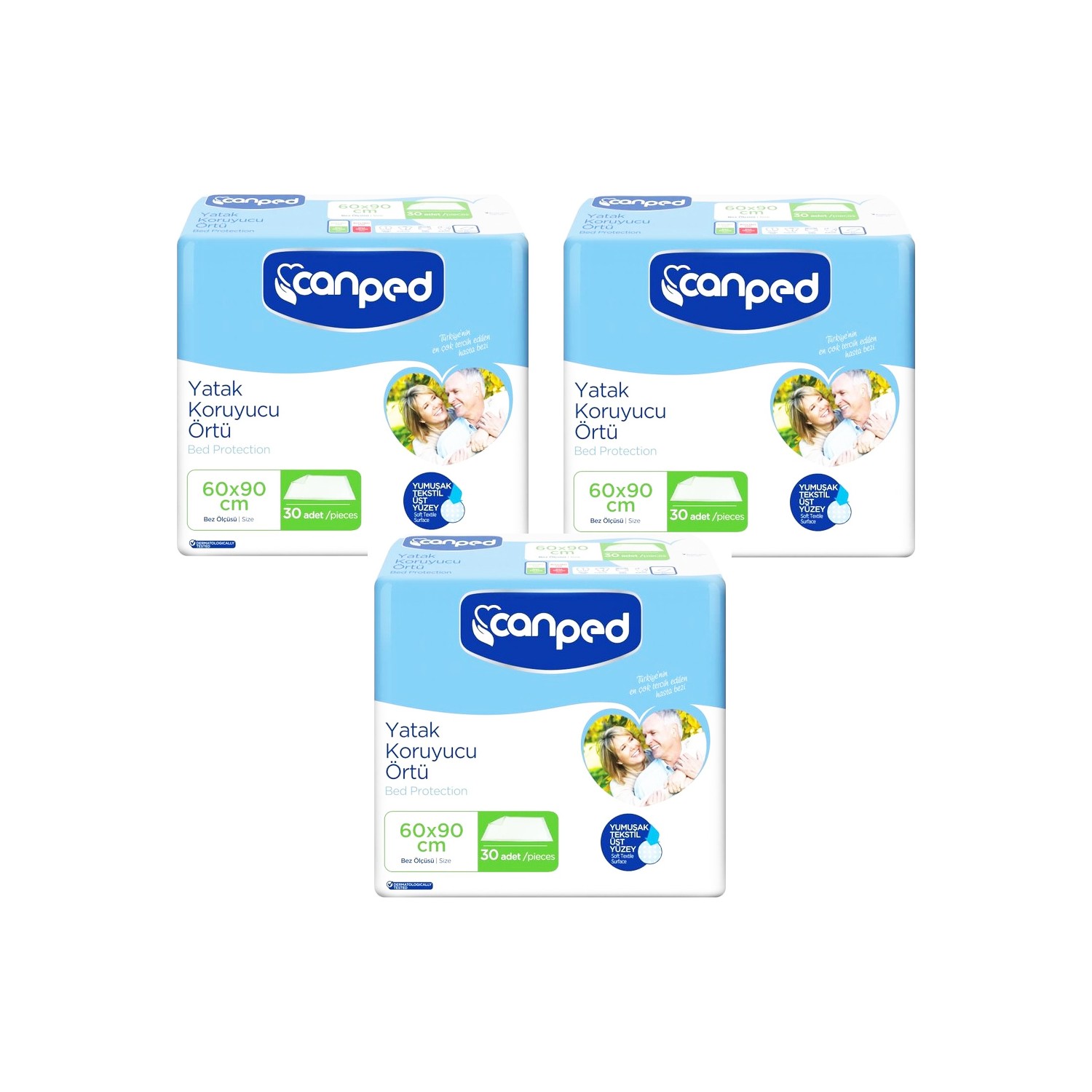 Canped Yatak Koruyucu Örtü 30�lu 3 Paket Fiyatı