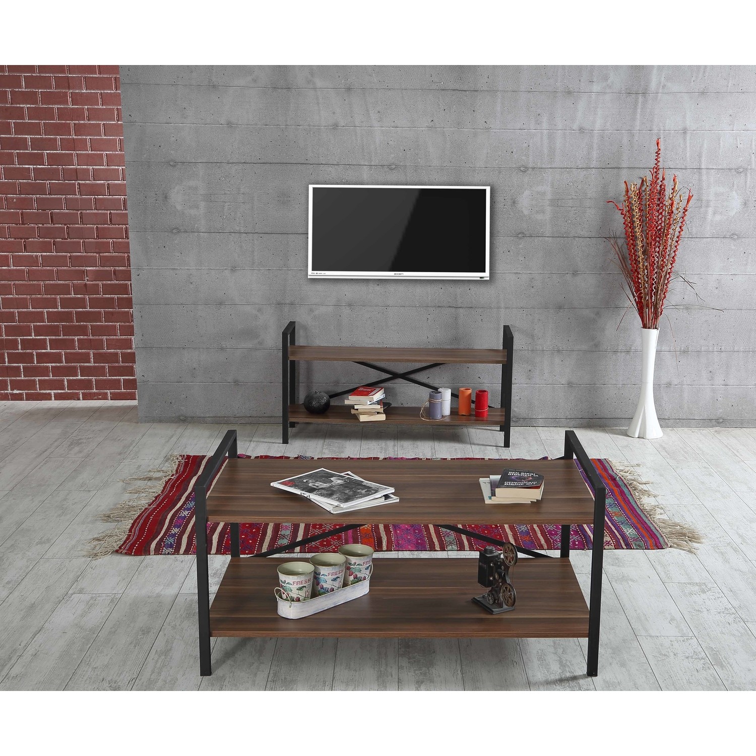 Elfin Ommer Tv Ünitesi ve Sehpa Takımı Fiyatı Taksit Elfin Ommer Tv Ünitesi ve Sehpa Takımı Fiyatı Taksit