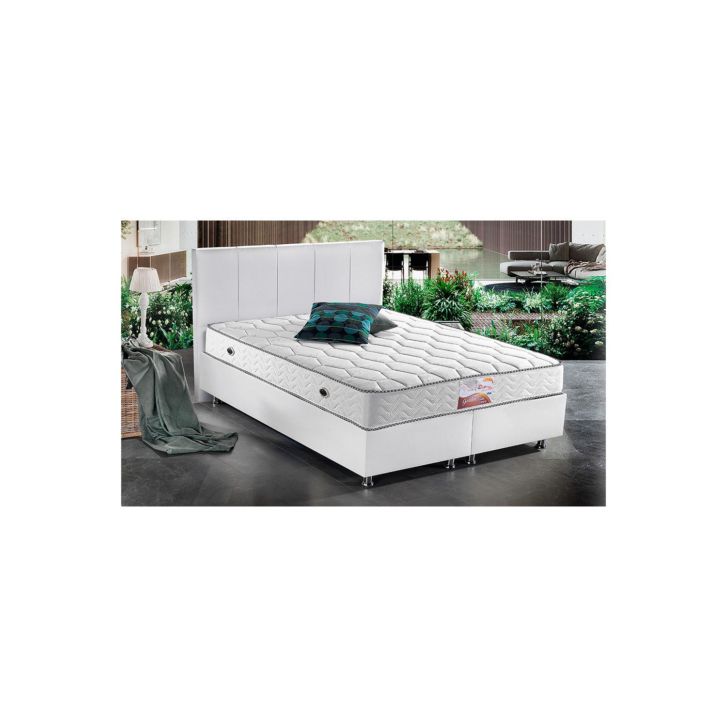 Cadde Yıldız Golden Yatak Seti Baza + Başlık + Yatak Fiyatı