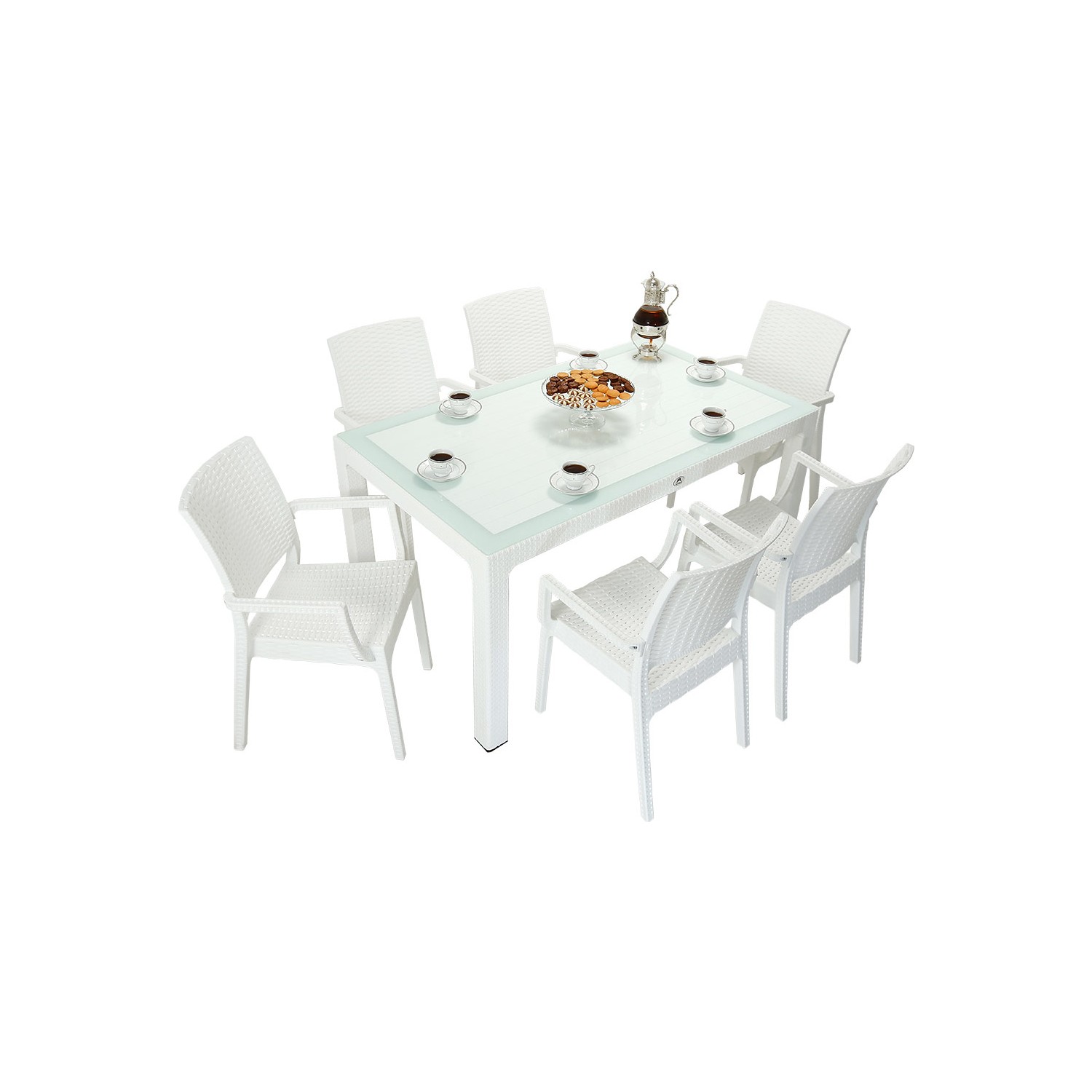 Mandella Elit 90X150 Elit Sandalye Camlı Masa Takımı Fiyatı