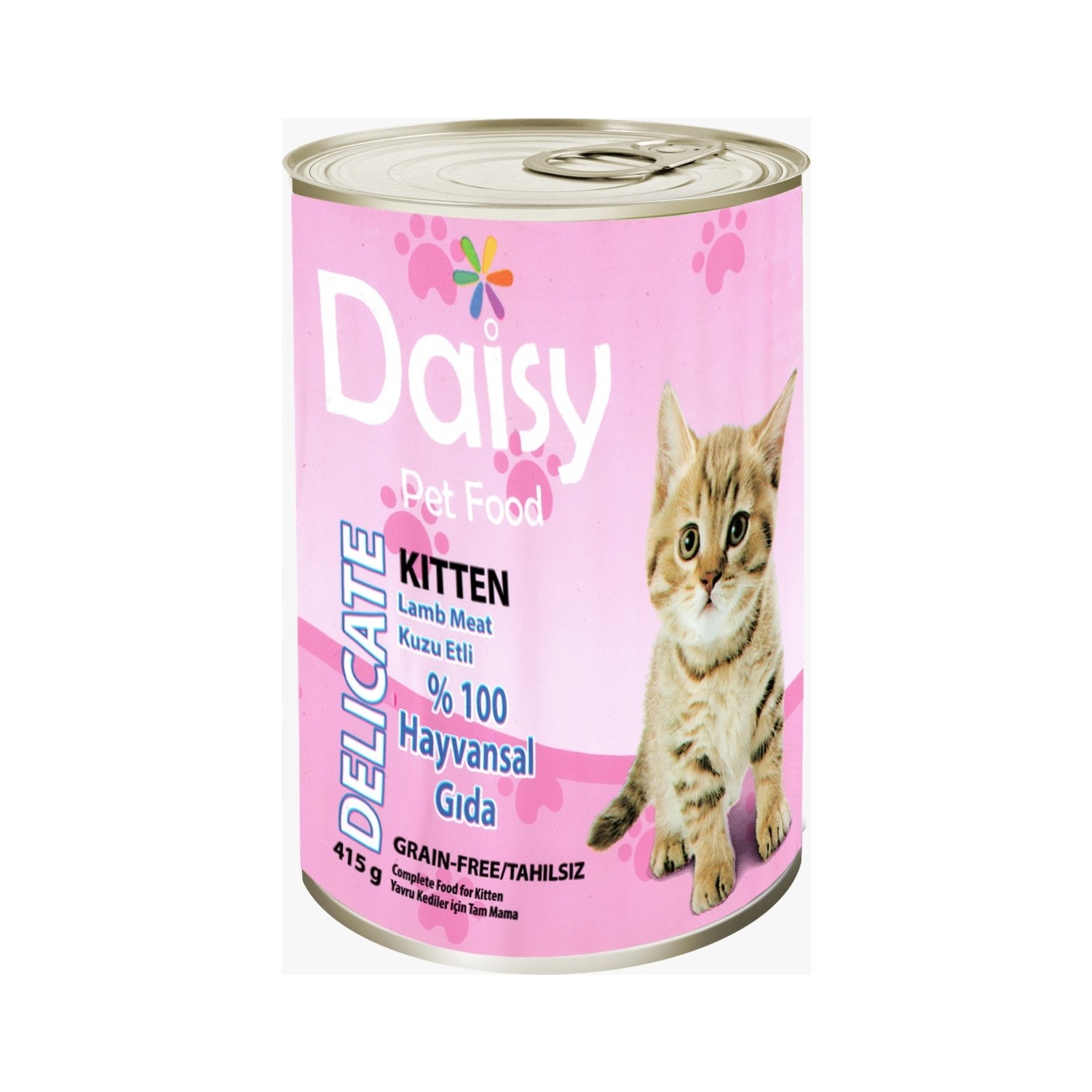 Daisy Tahılsız Kuzu Etli Konserve Yavru Kedi Maması 415 gr Fiyatı