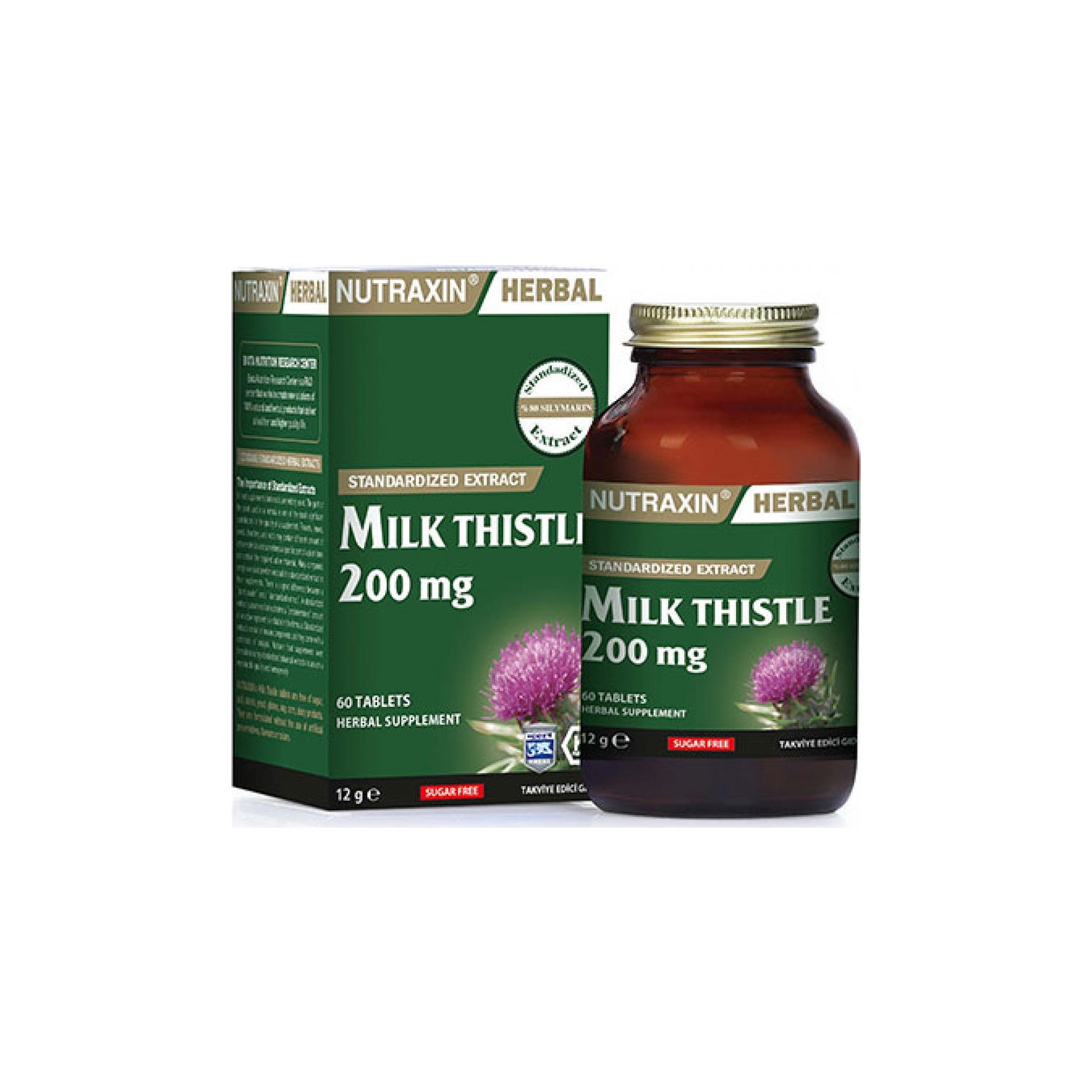 Nutraxin Milk Thistle 200 Mg 60 Tablet Fiyatı Taksit Seçenekleri