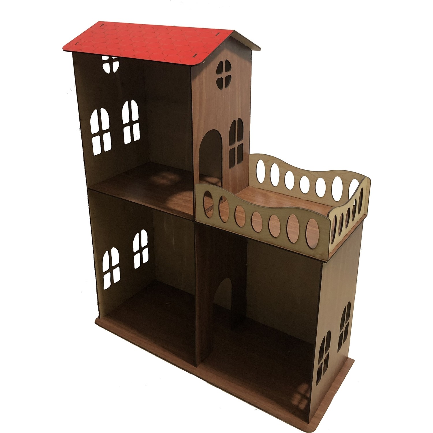 Woodtoys Ahşap İki Katlı Oyuncak Bebek Evi Fiyatı