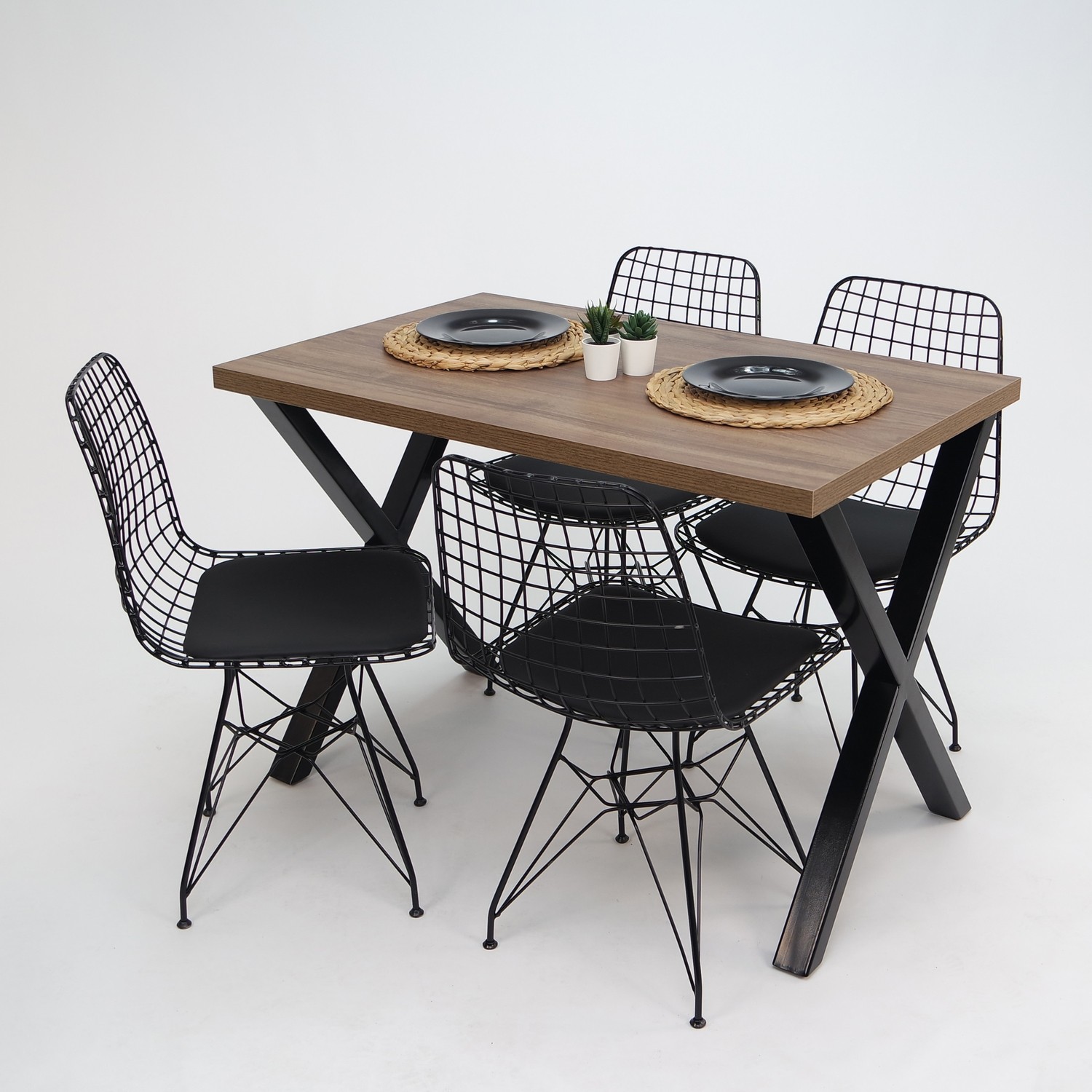 Mars Mobilya Woody Metal Ayaklı Mutfak Masası Fiyatı