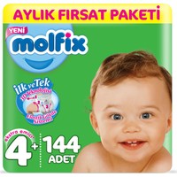 Molfix Bebek Bezi 4+ Beden Maxi Plus Aylık Fırsat Paketi ...
