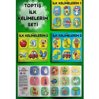 Toptiş - İlk Kelimelerim Seti - 3 Kitap-Kolektif