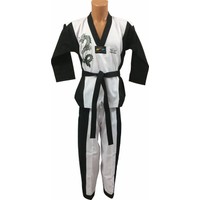Pitbull Premium Siyah Yaka Taekwondo Elbisesi