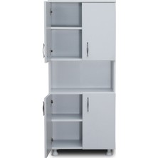 Nesse Shop Mutfak Dolabı 5 Raflı 2 kapaklı