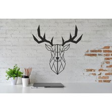 Areksan Çizgisel Geyik Duvar Sticker 50 cm