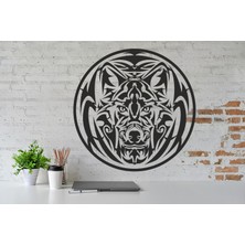 Htc Areksan Yuvarlak Kurt Sticker 50 cm