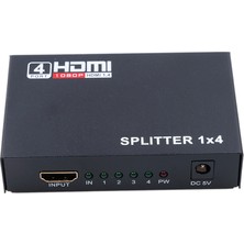 Alfais 4410 4 Port Hdmi Splitter Çoklu Ekran Çoklayıcı Switch