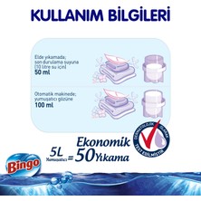 Bingo Soft Çamaşır Yumuşatıcısı Gülpembe 5 L Ekonomi Paketi 4'lü