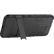 Microcase Xiaomi Pocophone F1 Alfa Serisi Armor Standlı Koruma Kılıf