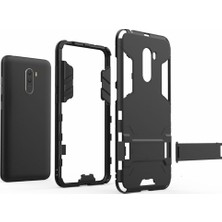 Microcase Xiaomi Pocophone F1 Alfa Serisi Armor Standlı Koruma Kılıf