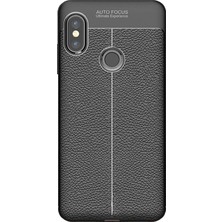 Microcase Xiaomi Mi Max 3 Leather Tpu Silikon Kılıf