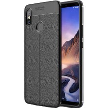 Microcase Xiaomi Mi Max 3 Leather Tpu Silikon Kılıf