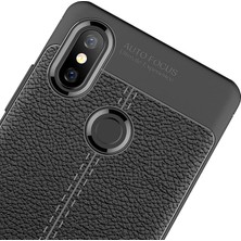 Microcase Xiaomi Mi Max 3 Leather Tpu Silikon Kılıf