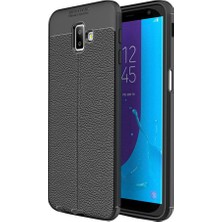 Microcase Samsung Galaxy J6 Plus Leather Tpu Silikon Kılıf