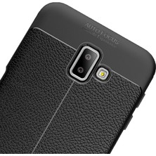 Microcase Samsung Galaxy J6 Plus Leather Tpu Silikon Kılıf