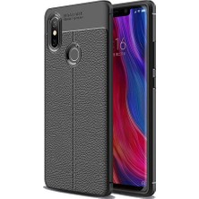 Microcase Xiaomi Mi 8 SE Leather Tpu Silikon Kılıf