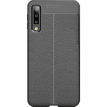 Microcase Samsung Galaxy A7 2018 Leather Tpu Silikon Kılıf