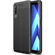 Microcase Samsung Galaxy A7 2018 Leather Tpu Silikon Kılıf