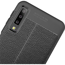 Microcase Samsung Galaxy A7 2018 Leather Tpu Silikon Kılıf