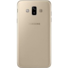 Jopus Samsung Galaxy J7 Duo Silikon Kılıf Şeffaf + Nano Cam Ekran Koruyucu