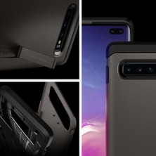 Spigen Samsung Galaxy S10 Plus Kılıf Tough Armor Gunmetal - 606CS25769