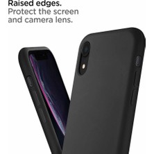 Spigen Apple iPhone XR Kılıf Silicone Fit (Silikon) Black - 064CS25652