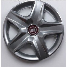 Sjs Fiat Tipo 14" Çelik Jant Görünümlü Kırılmaz Esnek Jant Kapağı Takımı