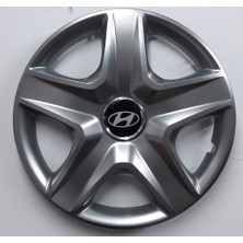 Sjs Hyundai Accent 14" Çelik Jant Görünümlü Kırılmaz Esnek Jant Kapağı Takımı