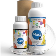 Resinin Mass 1400 Gr A+B Ultra Şeffaf Epoksi Reçine