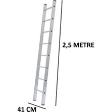 Beykon Tek Parça 2.5 Metre Alüminyum Merdiven(Ptt Merdiveni)