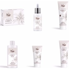 Farmasi Varması Dr.C.Tuna White-Correct (Aydınlatıcı Seri) Sabun +Peeling Temizleyici+Tonik+Koyu  Serum+Aydınlatıcı Krem+Göz Balmı