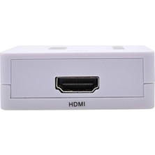 Onten Hdmı To Vga Audio Full Hd 1080P Ve Ses Destekli Pal Ntsc Uyumlu Hdmı Dönüştürücü Çevirici Mini Switch