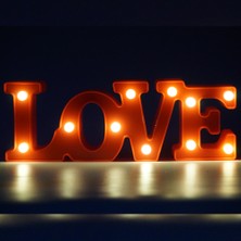 Moryconcept  Love Yazılı Led Işıklı Dekor